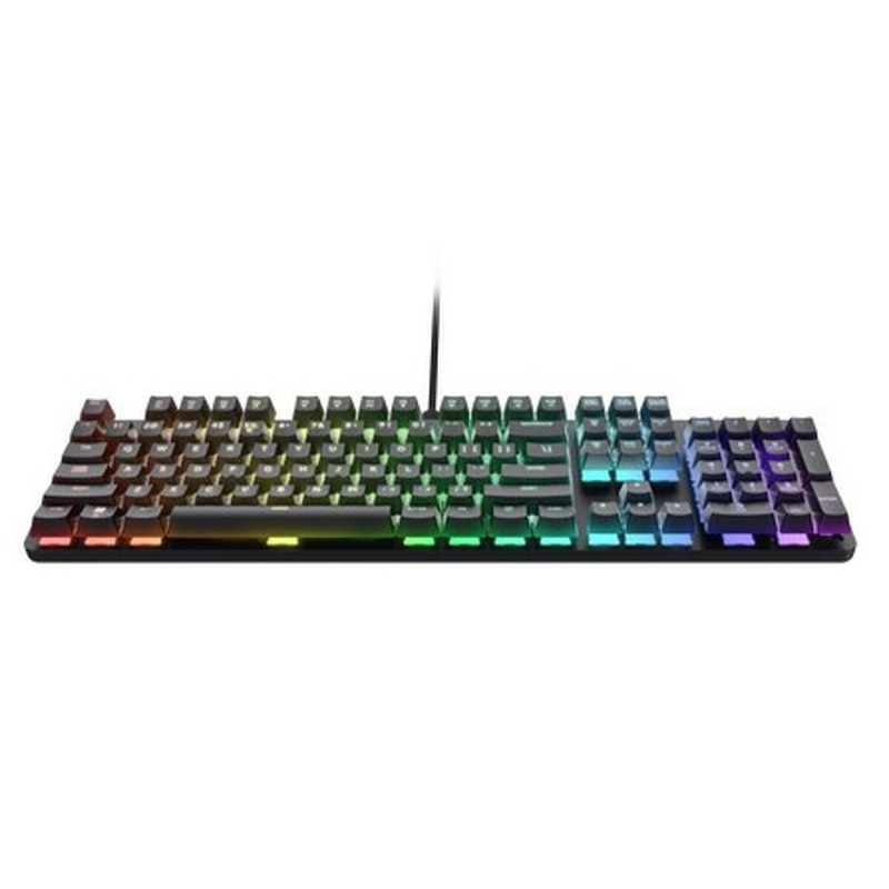 Teclado Gaming Trust GXT 871 Zora Negro Multicolor QWERTY Qwerty US