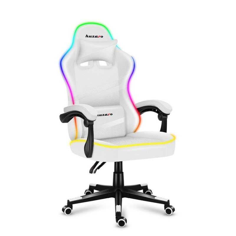 Silla Gaming Huzaro Force 4.4 RGB Blanco