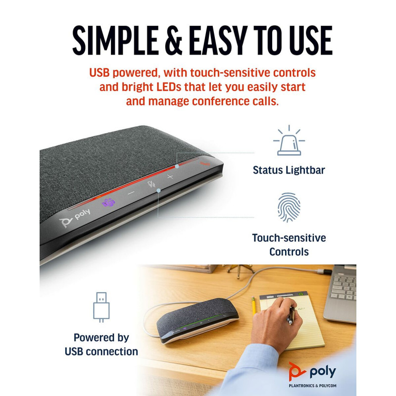 Altavoz Bluetooth Portátil Poly 77P34AA