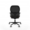 Silla Gaming Piqueras y Crespo 2D036G0 Negro Marrón oscuro