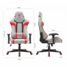 Silla Gaming Tempest Conquer Rojo