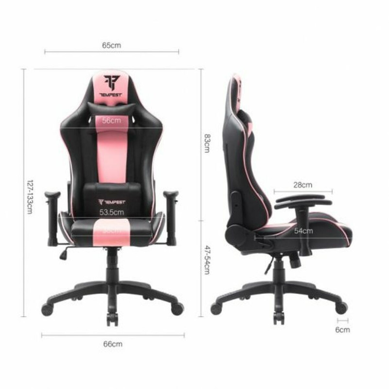 Silla Gaming Tempest Vanquish Rosa