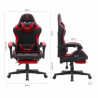 Silla Gaming Tempest Shake Rojo