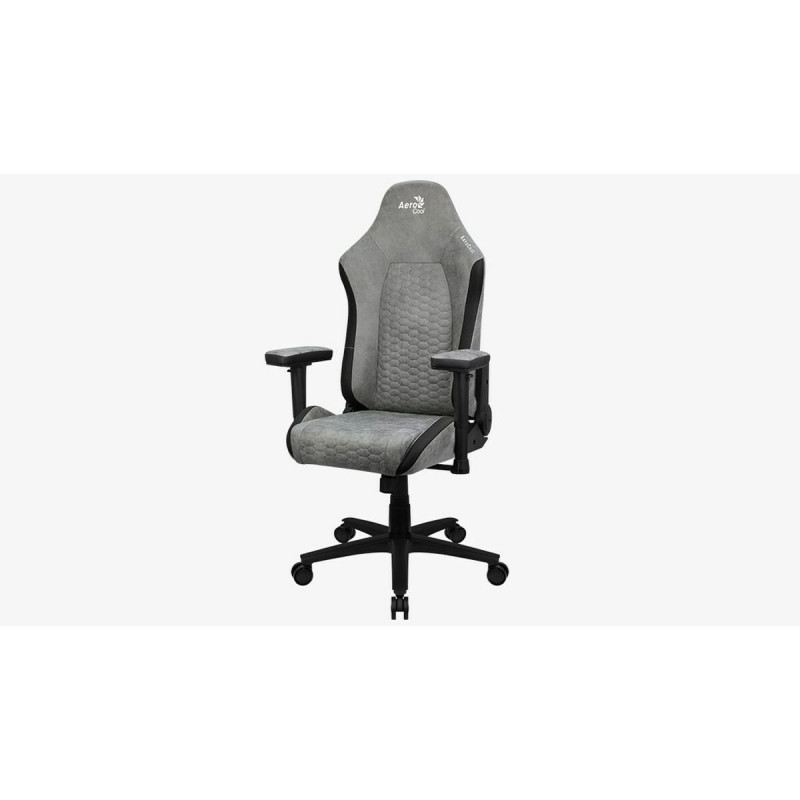 Silla Gaming Aerocool Crown AeroSuede Negro Gris