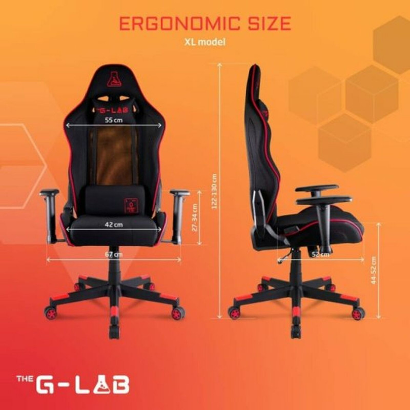 Silla Gaming The G-Lab Oxygen Rojo