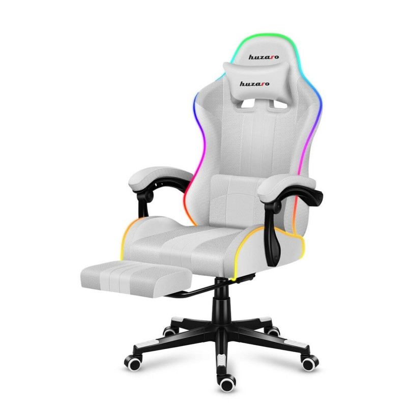 Silla Gaming Huzaro FORCE 4.7 RGB Blanco