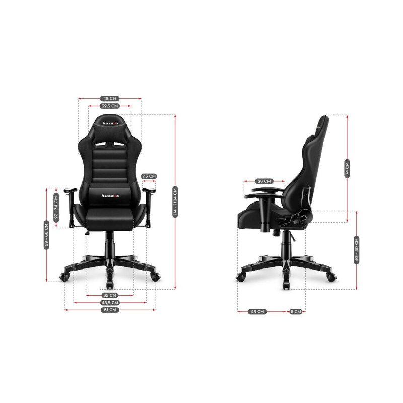 Silla Gaming Huzaro HZ-Ranger 6.0 Black Negro