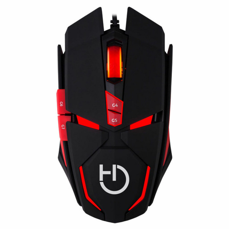 Ratón Gaming Hiditec MICRURUS 8100 dpi Rojo